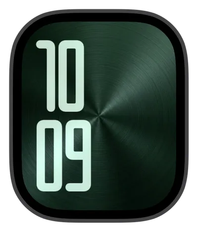 Abyss collection Apple Watch face — Abyss Green by Watch Luxe