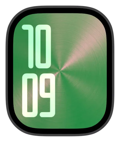 Abyss collection Apple Watch face — Abyss Verde by Watch Luxe