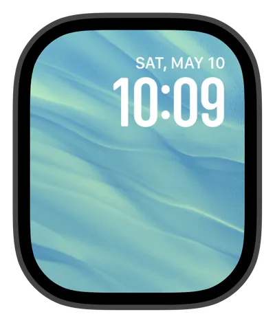 photo Apple Watch face — Aqua Flow by Watch Lux