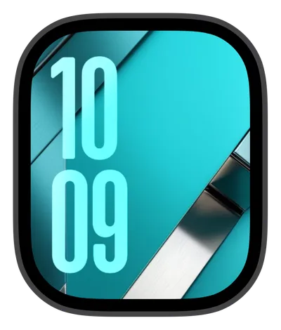 photo Apple Watch face — Aqua Metal by Watch Lux