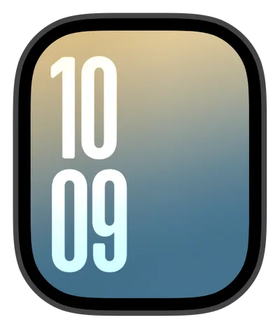 photo Apple Watch face — Aqua Sunsets by Watch Lux