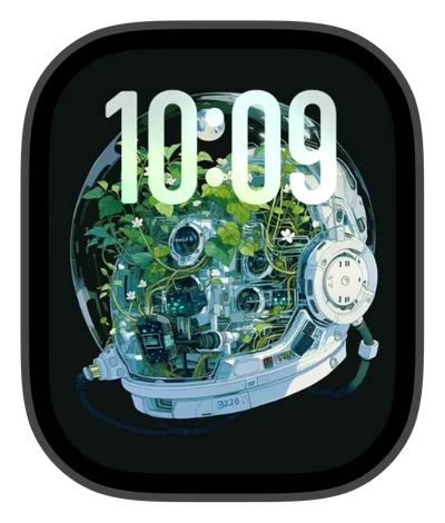 photo Apple Watch face — Bio-Helmet Bloom by Watch Lux
