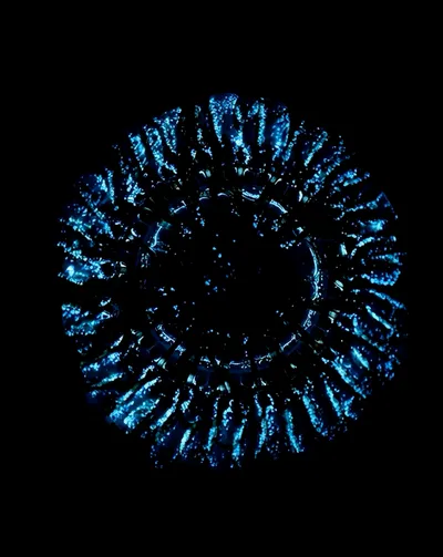 Deep Sea collection Apple Watch face — Bioluminescent Bloom by Watch Luxe