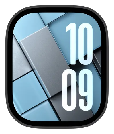 Blocks collection Apple Watch face — Blue Blocks by Watch Luxe