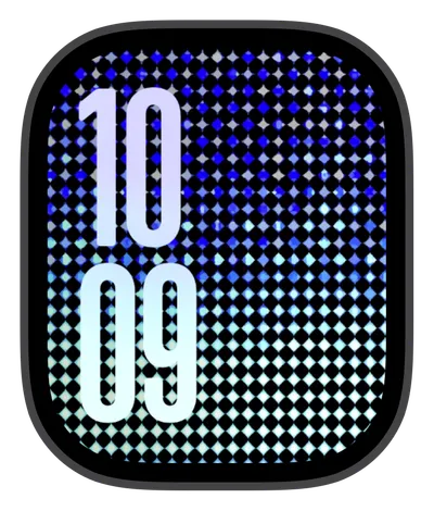 photo Apple Watch face — Blue Diamonds by Watch Lux