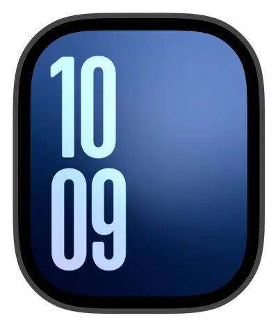 photo Apple Watch face — Blue Grade by Watch Lux