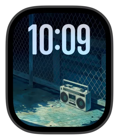 photo Apple Watch face — Boombox Beat by Watch Lux