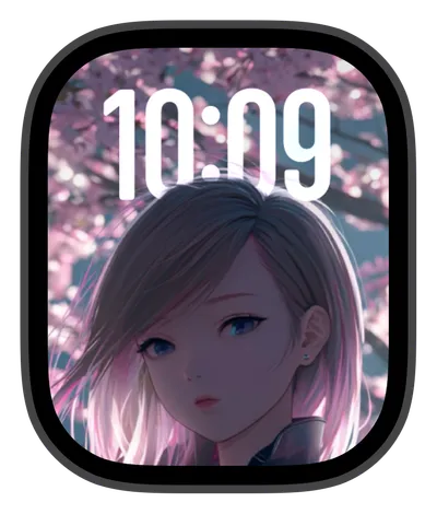 photo Apple Watch face — Cherry Blossom by Watch Lux
