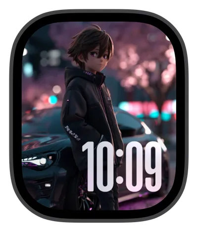 photo Apple Watch face — Cherry Blossom Drive by Watch Lux