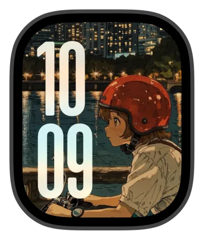 photo Apple Watch face — City Ride by Watch Lux