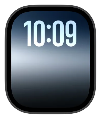 Dark & OLED Apple Watch face — Cool Fade by Watch Lux