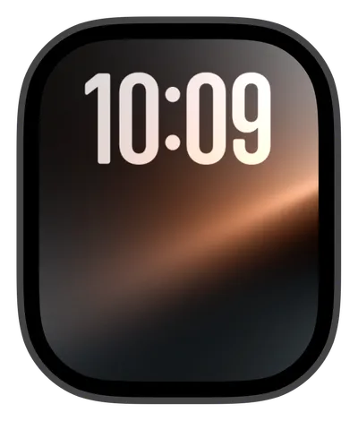 Photo Apple Watch face — Copper Beam by Watch Lux