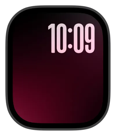 Photo Apple Watch face — Crimson Fade by Watch Lux