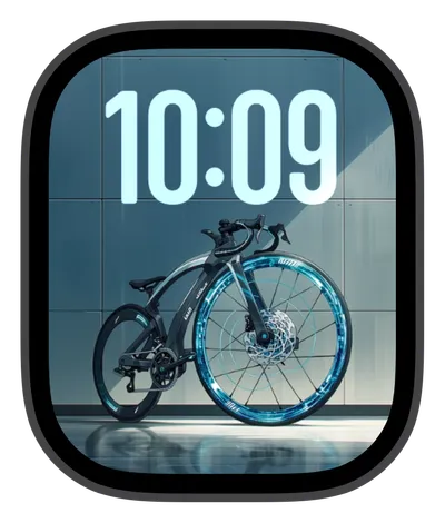 photo Apple Watch face — Cyber Cycle by Watch Lux