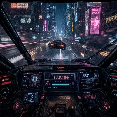 Premium Apple Watch face — Cyberpunk Drive by Watch Luxe
