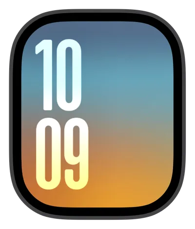 photo Apple Watch face — Daybreak Gradient by Watch Lux