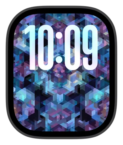 photo Apple Watch face — Digital Prism by Watch Lux