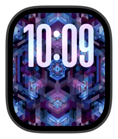 photo Apple Watch face — Digital Shards by Watch Lux