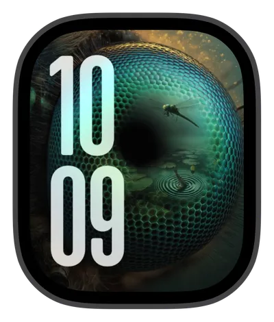 Eyes collection Apple Watch face — Dragonfly Eye by Watch Luxe