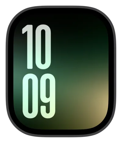 photo Apple Watch face — Emerald Hues by Watch Lux