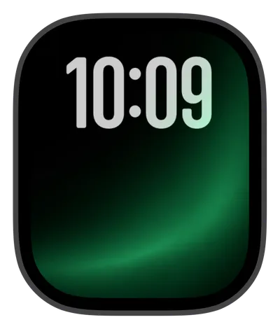 photo Apple Watch face — Emerald Sweep by Watch Lux