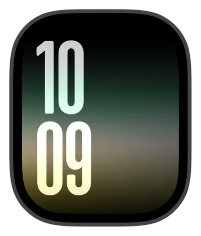 photo Apple Watch face — Faded Digits by Watch Lux