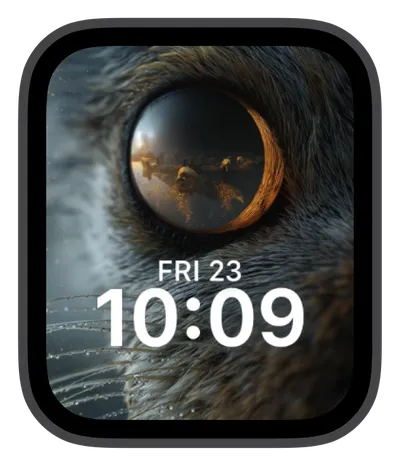 Eyes collection Apple Watch face — Feline Gaze by Watch Luxe