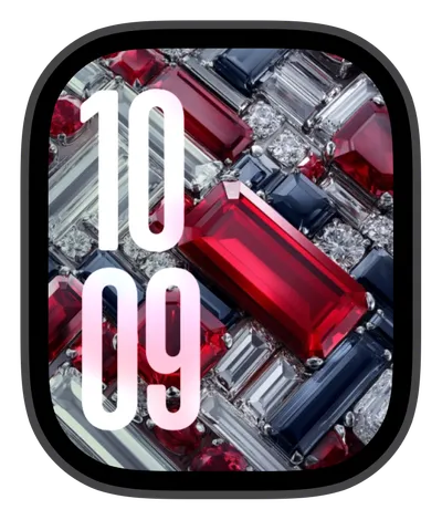 photo Apple Watch face — Gemstone Radiance by Watch Lux
