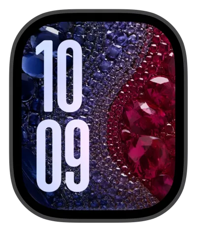 photo Apple Watch face — Gemstone Split by Watch Lux