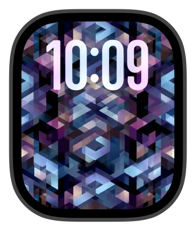photo Apple Watch face — Geometric Hues by Watch Lux