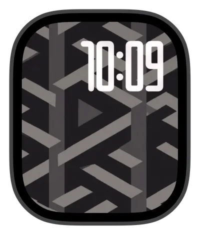 photo Apple Watch face — Geometric Maze by Watch Lux