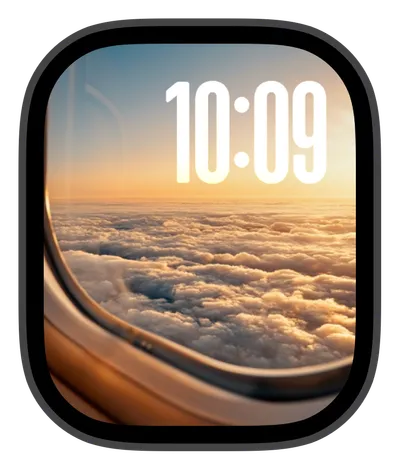 photo Apple Watch face — Golden Horizon by Watch Lux