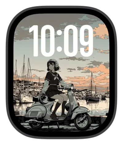 photo Apple Watch face — Harbor Ride by Watch Lux