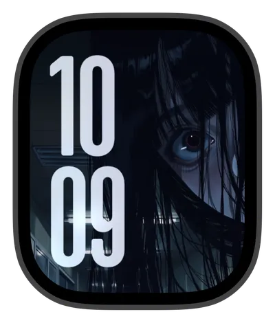photo Apple Watch face — Haunted Gaze by Watch Lux