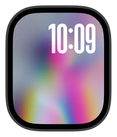 photo Apple Watch face — Holographic Hues by Watch Lux