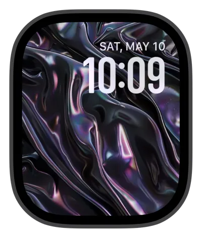 photo Apple Watch face — Iridescent Flow by Watch Lux