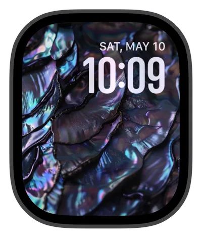 photo Apple Watch face — Iridescent Shimmer by Watch Lux