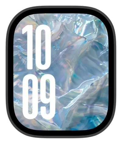 photo Apple Watch face — Iridescent Waves by Watch Lux