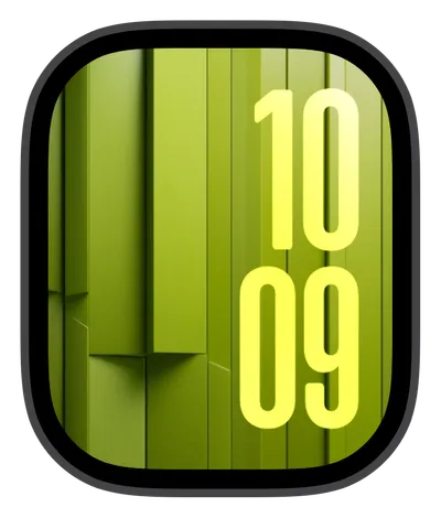 Blocks collection Apple Watch face — Lime Blocks by Watch Luxe