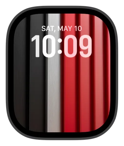 photo Apple Watch face — Metal Stripes by Watch Lux