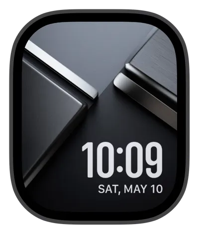 photo Apple Watch face — Metallic Edge by Watch Lux