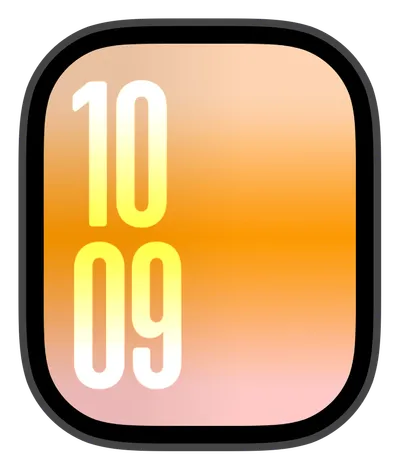 photo Apple Watch face — Miami Glow by Watch Lux