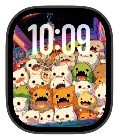 photo Apple Watch face — Monster Mash by Watch Lux