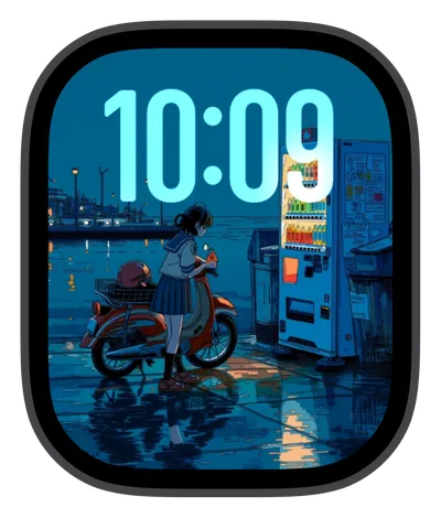 photo Apple Watch face — Moped Night by Watch Lux