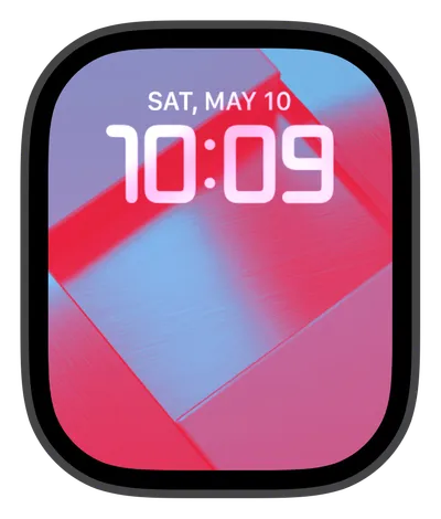photo Apple Watch face — Neon Angles by Watch Lux