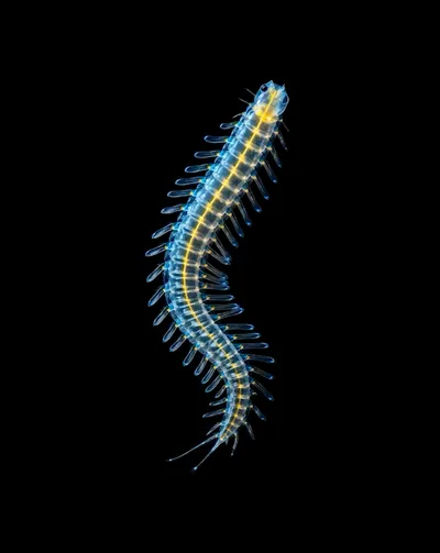 Deep Sea collection Apple Watch face — Ocean Centipede by Watch Luxe