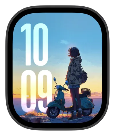 photo Apple Watch face — Ocean Sunset by Watch Lux