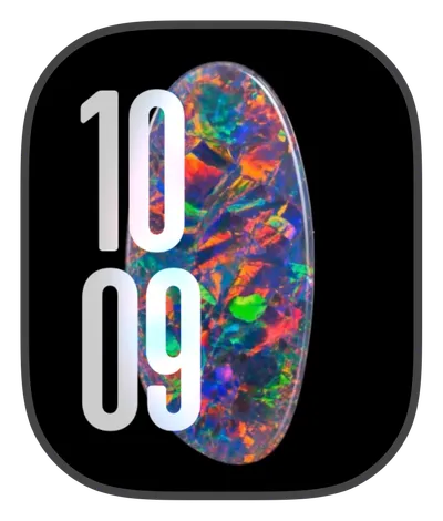 Opals collection Apple Watch face — Opal Shards by Watch Luxe