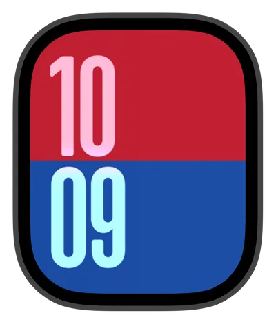 Classic collection Apple Watch face — pepsi by Watch Luxe