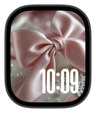 Luxury Apple Watch face — Pink Ribbon by Watch Lux